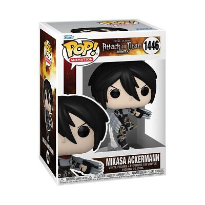 Funko Pop! Final Season Attack On Titan - Mikasa Ackerman 1446 + Free Protector