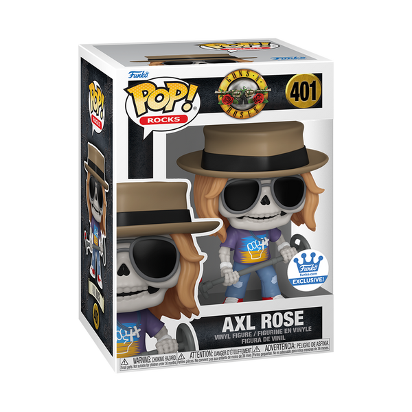 Funko Pop! Guns N Roses : Axl Rose 401 Funko Shop Exclusive + Pop Protector