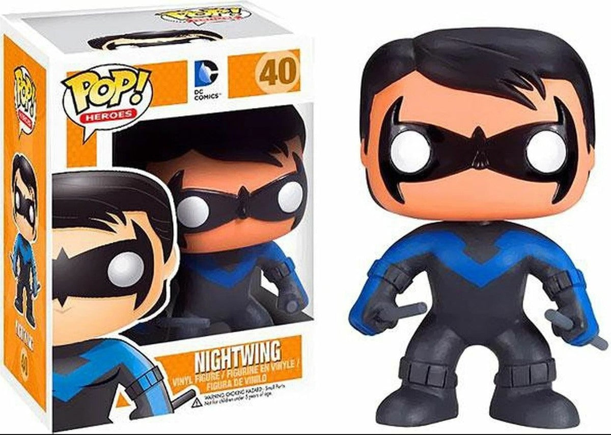 Funko Pop! DC Comics - Nightwing 49 Figure + Pop Protector (VAULTED)