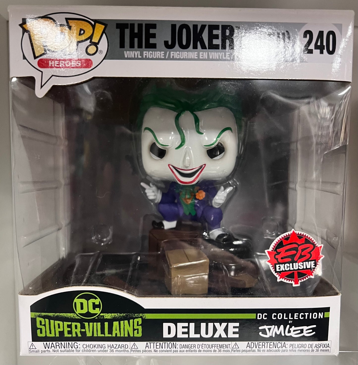 Funko Pop! DC Collection Jim Lee - Super Villains The Joker (Hush) 240 EB Exclusive Figure