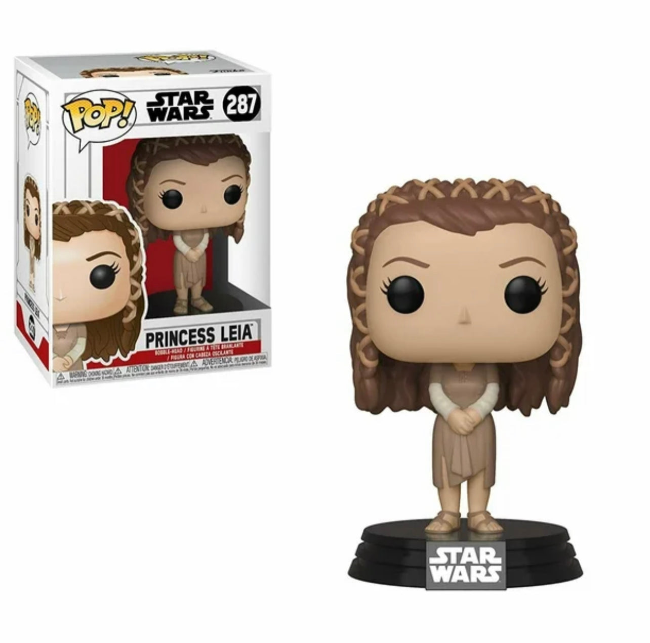 Funko Pop! Star Wars Princess Leia 287 (Ewok Village) + Protector (VAULTED)