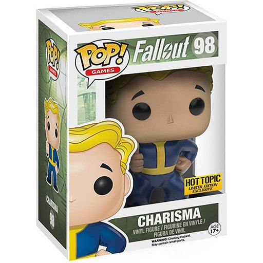 Funko Pop! Fallout : Charisma 98 Hot Topic Exclusive (VAULTED) + Pop Protector