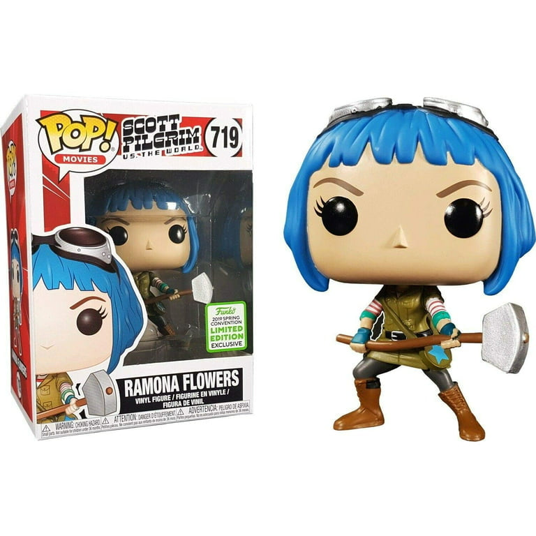 Funko Pop! Scott Pilgrim Vs. The World: Ramona Flowers 719 Funko 2019 Spring Convention Exclusive (VAULTED) + Free Protector