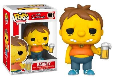 Funko Pop! The Simpsons - Barney Gumble 901 + Free Protector