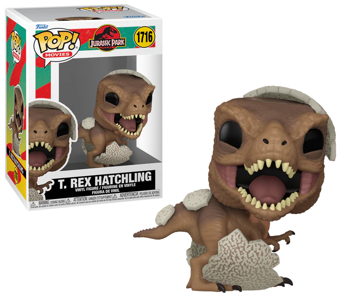 Funko Pop! Jurassic Park : T. Rex Hatchling 1716 + Pop Protector