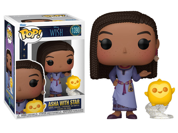 Funko Pop! Disney Wish Asha With Star 1390 + Free Protector
