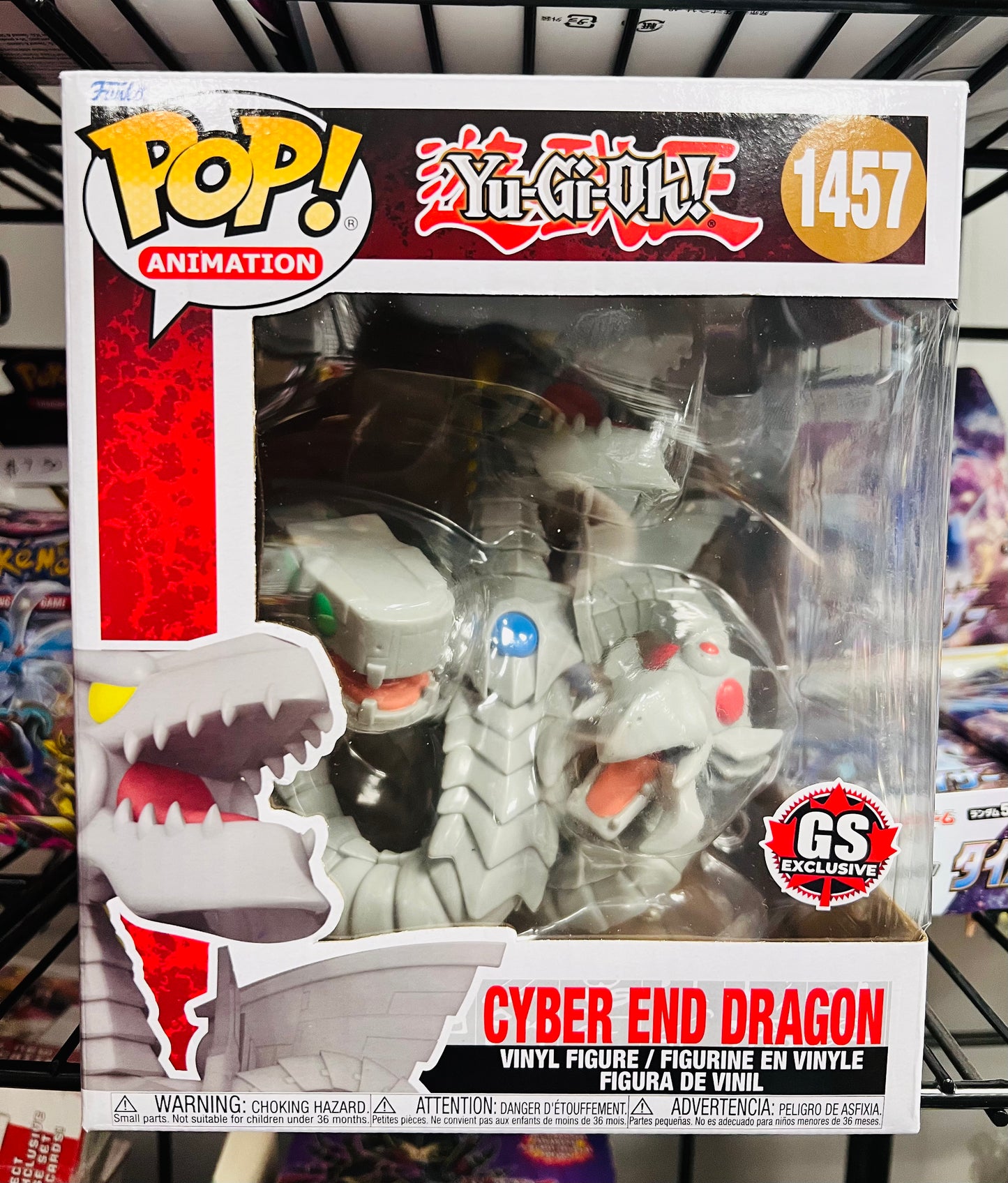 Funko Pop! Yu-Gi-Oh! Cyber End Dragon 1457 GameStop Exclusive