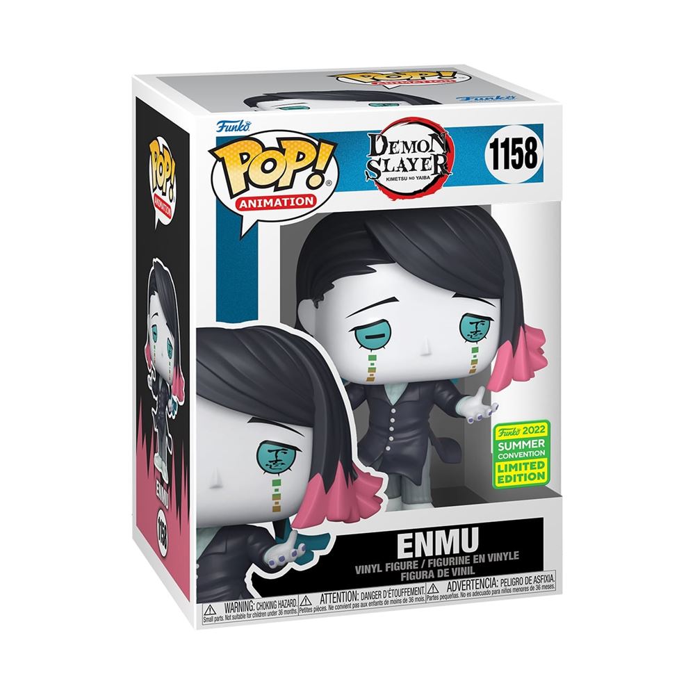 Funko POP! Demon Slayer - Enmu Summer Convention Exclusive #1158 + PROTECTOR!