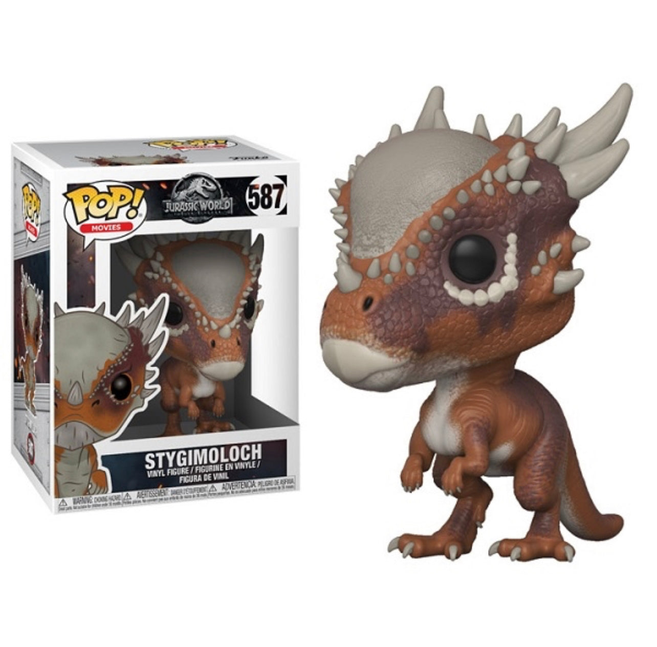 Funko Pop! Jurassic World Fallen Kingdom - Stygimoloch 587 + Free Protector (VAULTED)