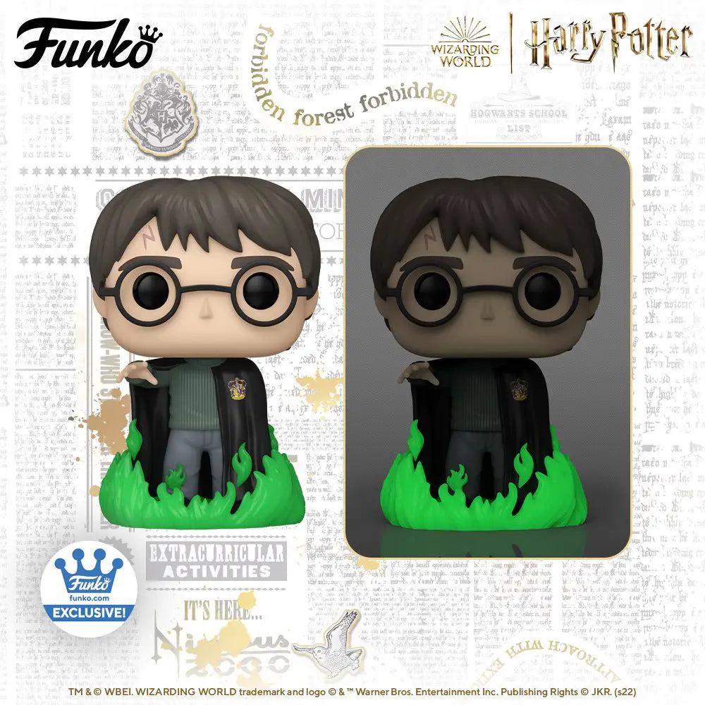 Funko POP! Wizarding World Harry Potter - Harry Potter 153 Funko Shop Exclusive GITD + PROTECTOR!