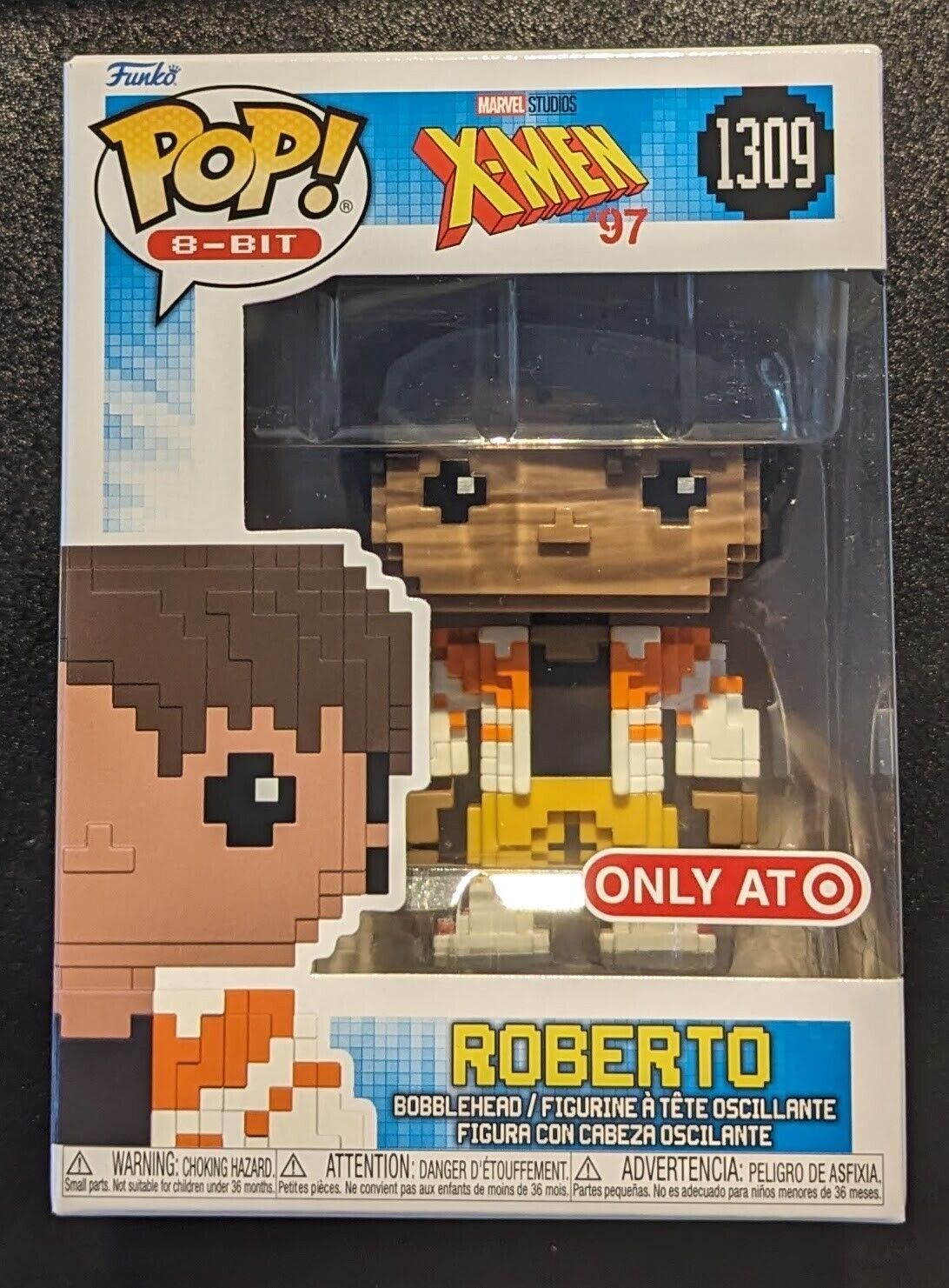 Funko POP! Roberto #1309 - 8-Bit X-Men '97 - Marvel Studios - Target Exclusive + PoP Protector