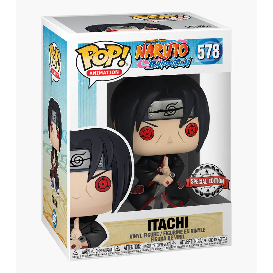 Funko POP! Animation: Naruto Shippuden - Itachi AE Special Edition #578 + PROTECTOR!