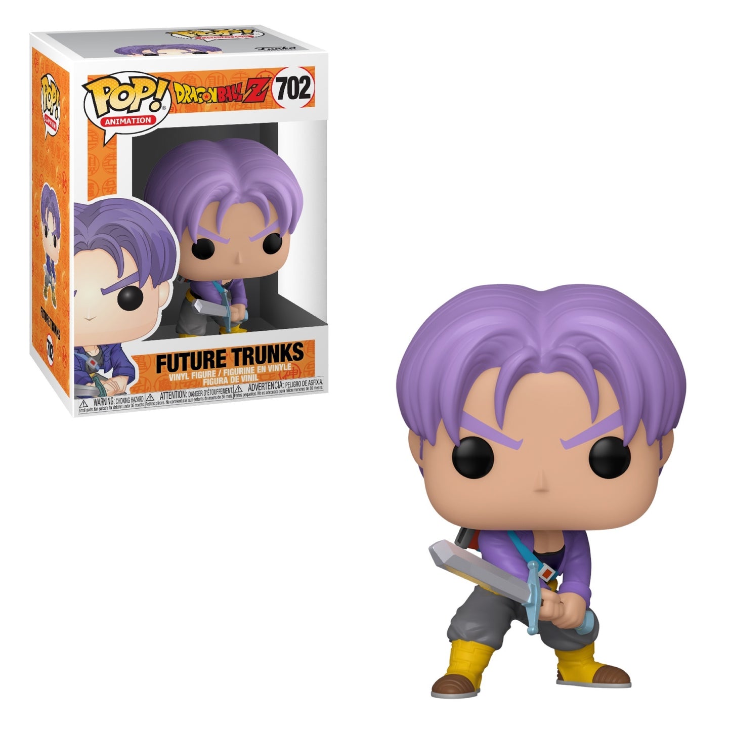 Funko Pop! Dragon Ball Z Future Trunks 702 (BOX CREASING) + Free Protector