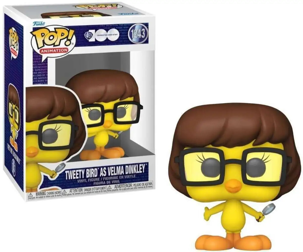 Funko POP! Animation: #1243 Tweety Bird As Velma Dinkley + Protector