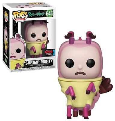 Funko POP! Animation: Rick and Morty #645 - Shrimp Morty 2019 fall convention + Protector