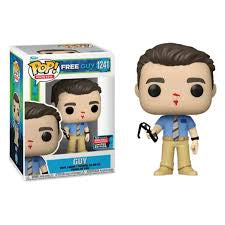 Funko POP! Movies: Free Guy #1241 - Guy - 2022 Fall convention Exclusive + Protector