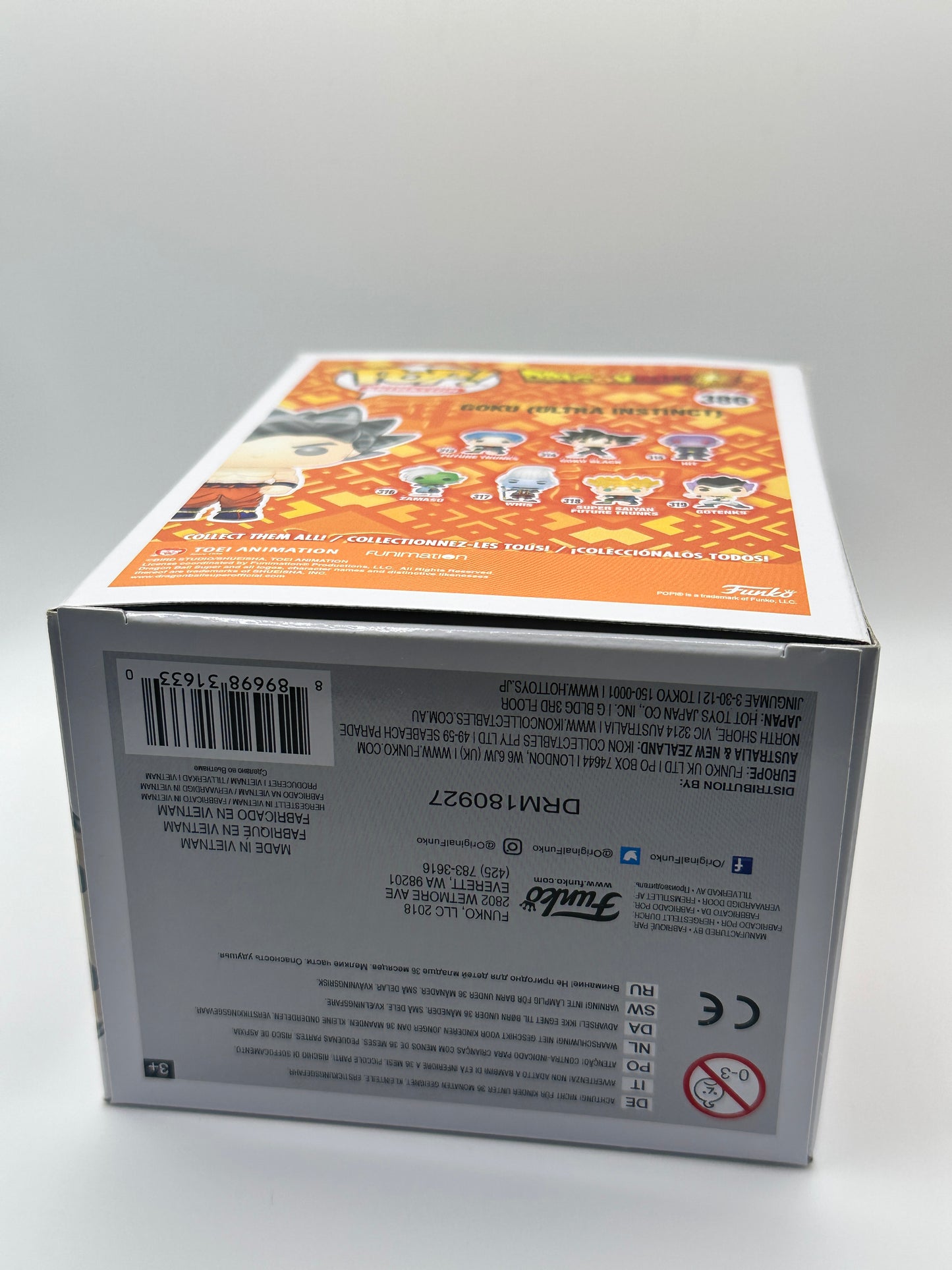 Autograph signed Ultra Instinct Kamehameha (HI) Goku Funko PoP! Sean schemmel 386 - Collect-A-Con Atlanta 2024 + PROTECTOR - ONLINE ONLY