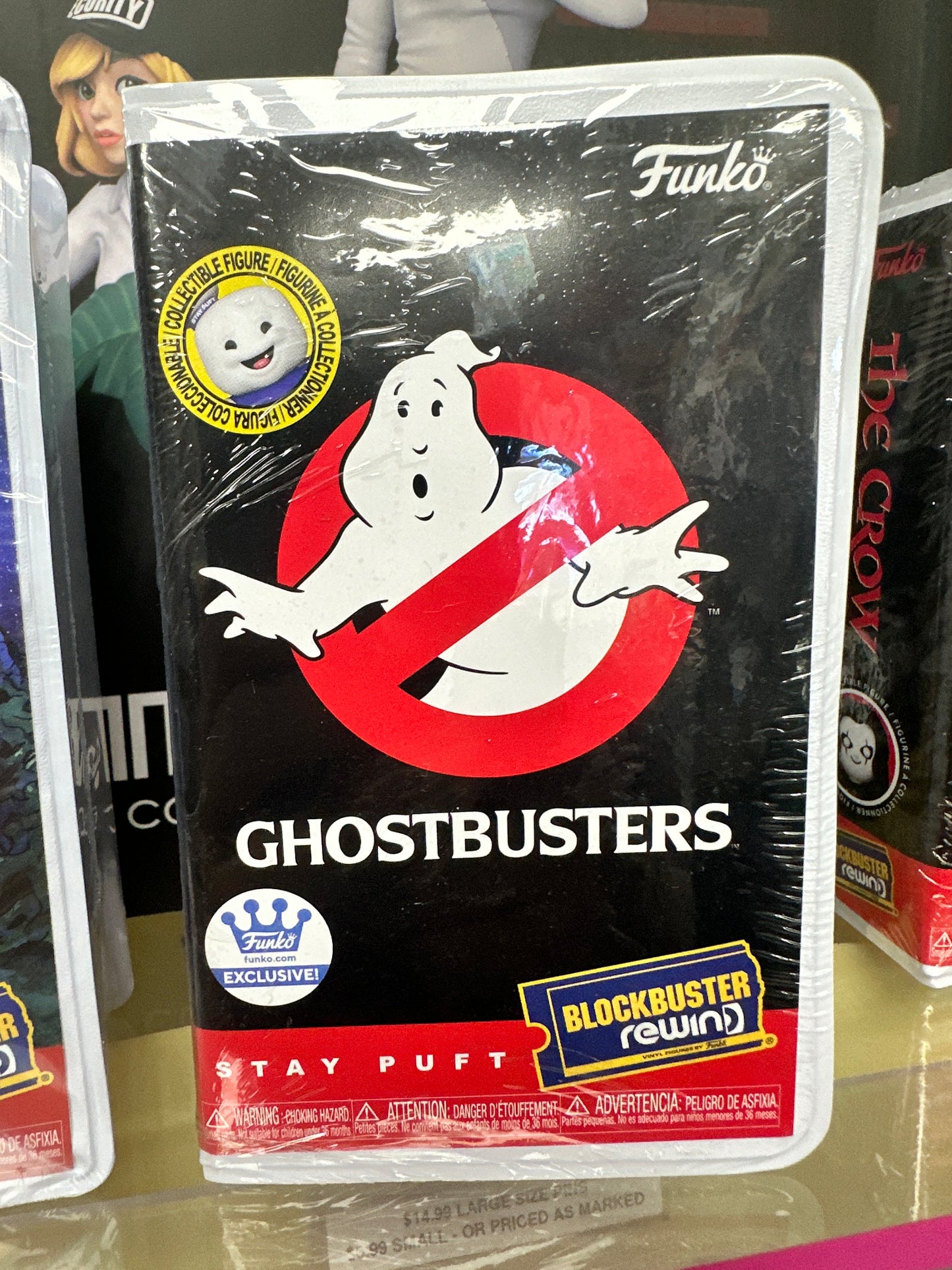 Funko Exclusive Ghostbusters Stay Puft Blockbuster Rewind Sealed