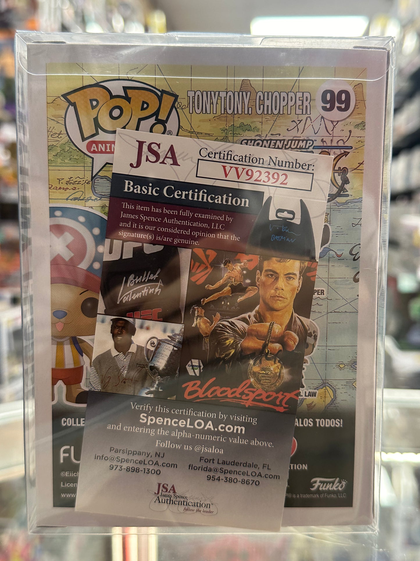 Funko POP! Animation: One Piece - Tony Tony. Chopper #99 - Signed by Lisa Ortiz WITH COA + Protector!