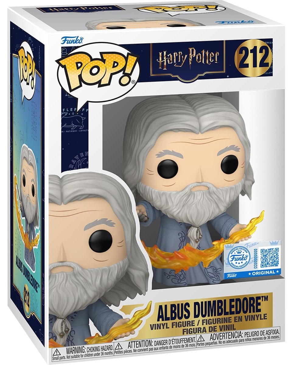 Funko Pop! Harry Potter - Albus Dumbledore 212 Funko Special Edition Figure + Pop Protector