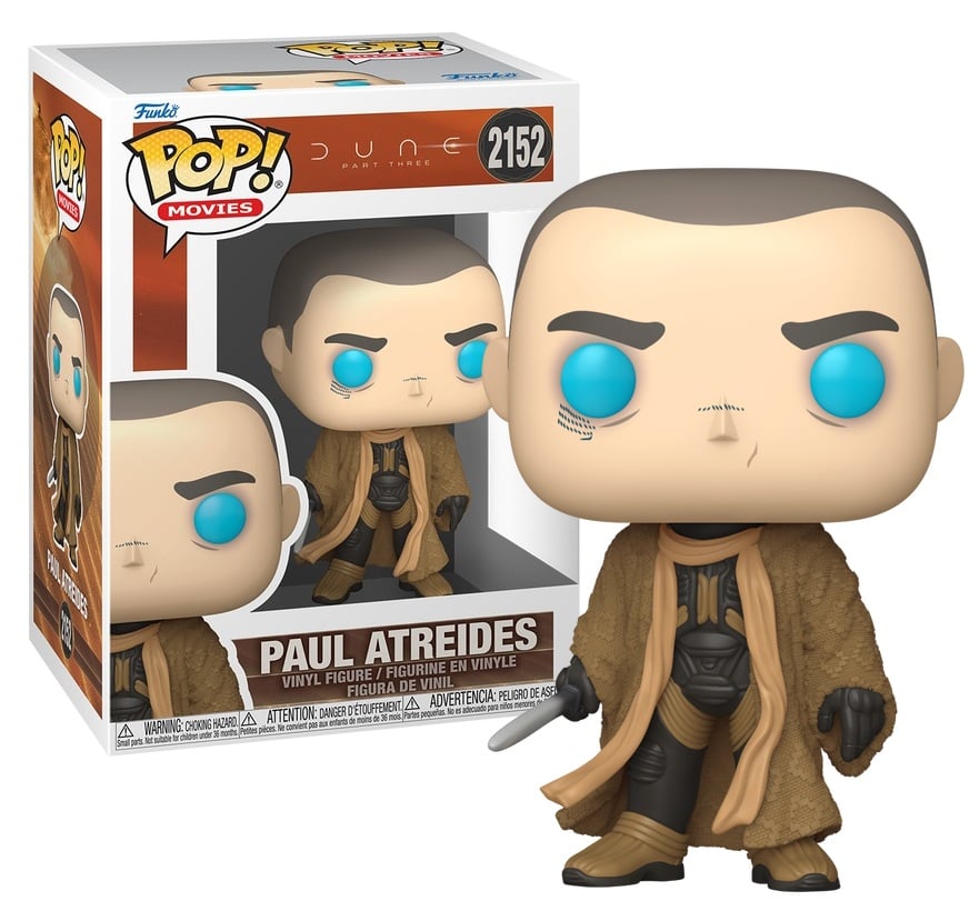 Funko Pop! Dune Part Three - Paul Atreides 2152 Figure + Pop Protector