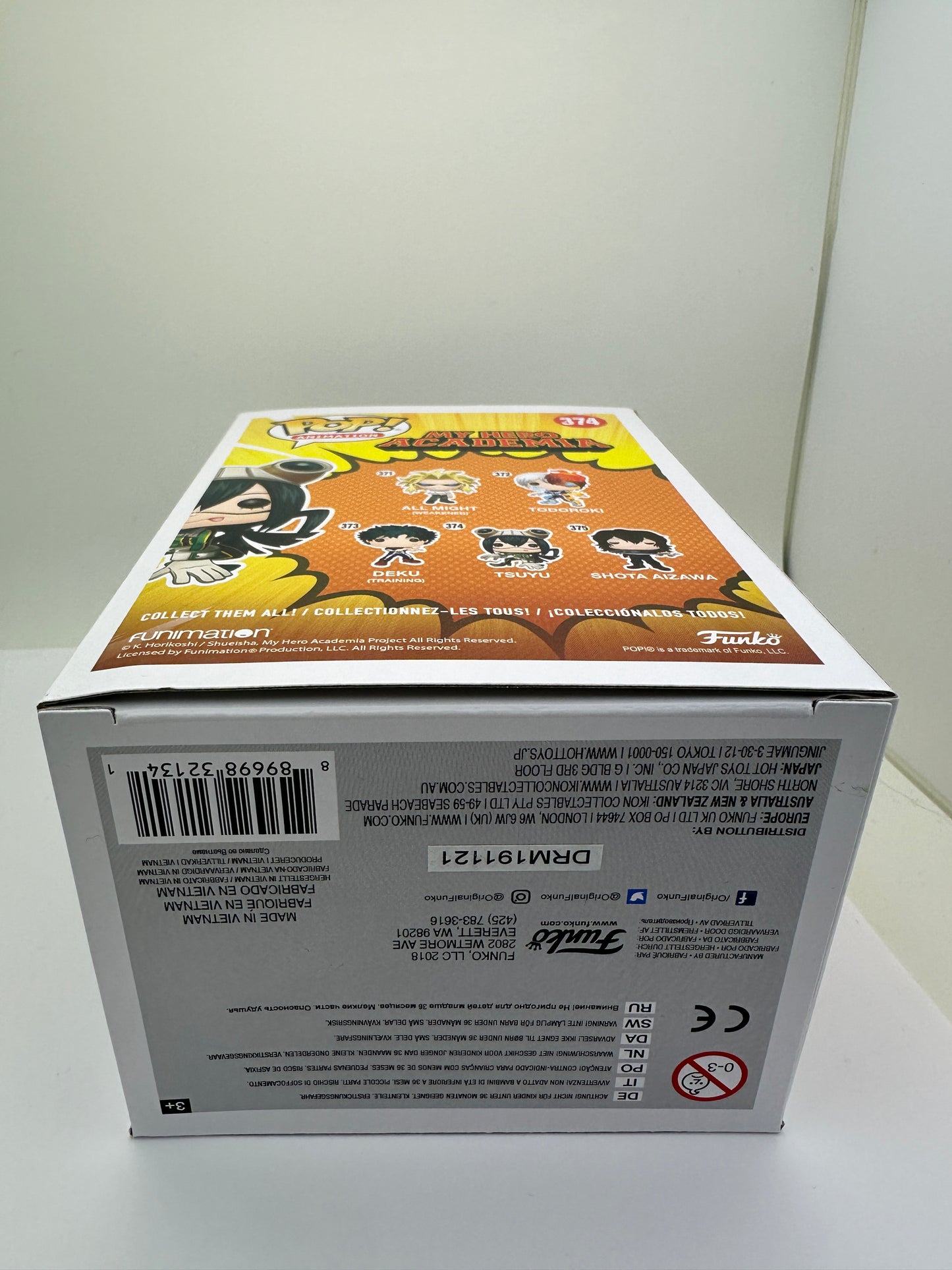 374 Funko POP! - My Hero Academia - Tsuyu - Signed by Monica Rial (Green Market Ribbit / Froppy ) - JSA Certified + PoP Protector