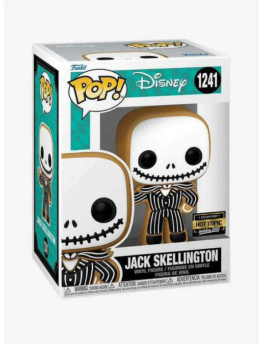 Funko POP! Animation: Disney Nightmare Before Christmas Jack Skellington Hot Topic 2022 exclusive + protector (front box ware)