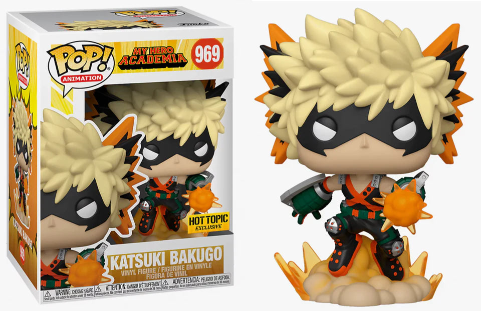 Funko Pop! My Hero Academia Katsuki Bakugo 969 Hot Topic Exclusive (VAULTED) + Free Protector