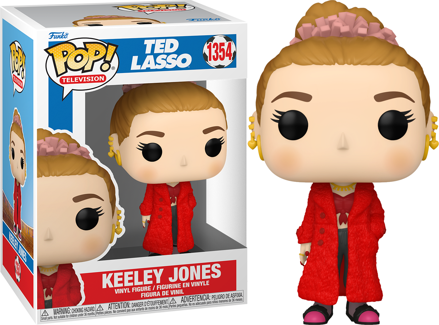 Funko Pop! Ted Lasso Keeley Jones #1354 + Free Protector