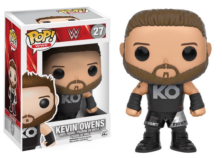 Funko Pop! WWE Kevin Owens #27 vinyl figure + PoP Protector