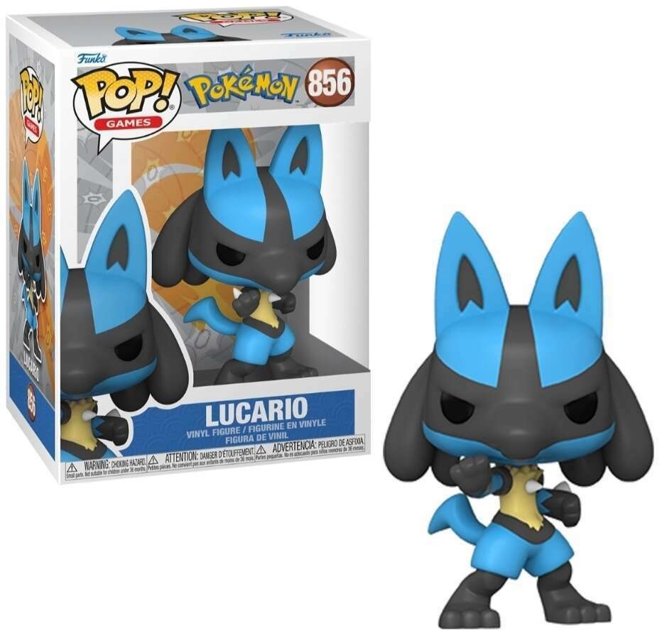 Funko Pop! Vinyl: Pokémon - Lucario #856 + PoP Protector