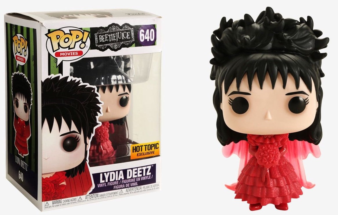 Funko POP! Beetlejuice Lydia Deetz #640 Hot Topic Exclusive (Vaulted) + PoP Protector