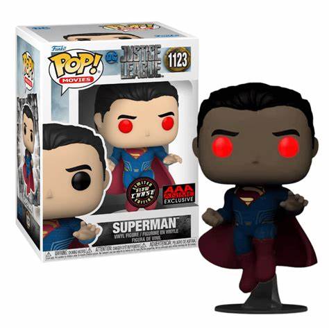 Funko POP! DC Movies: Justice League #1123 - Superman GITD AAA Anime Chase Exclusive + PROTECTOR!