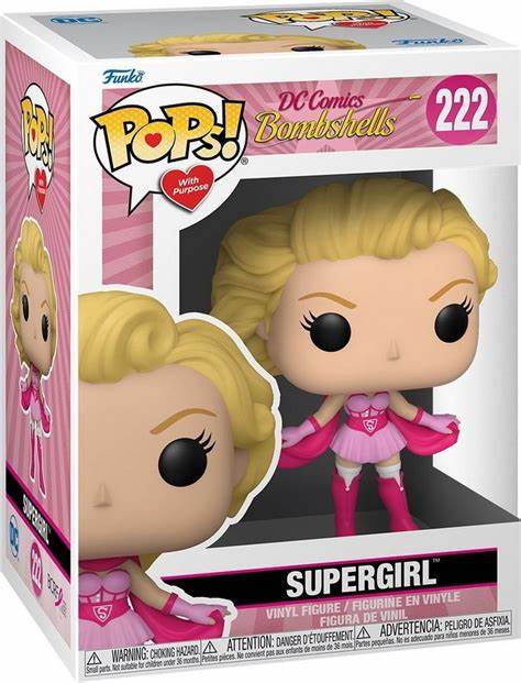 BCRF Funko POP! DC Comics Bombshells #222 - Supergirl + PROTECTOR!