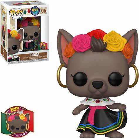 Funko POP! Around the World - Rosa Mexico + Enamel Pin #05 + PROTECTOR!