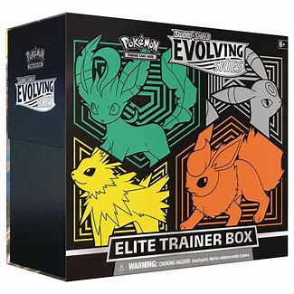 Pokemon TCG! SWSH Evolving Skies Elite Trainer Box Factory Sealed ( Umbreon box)