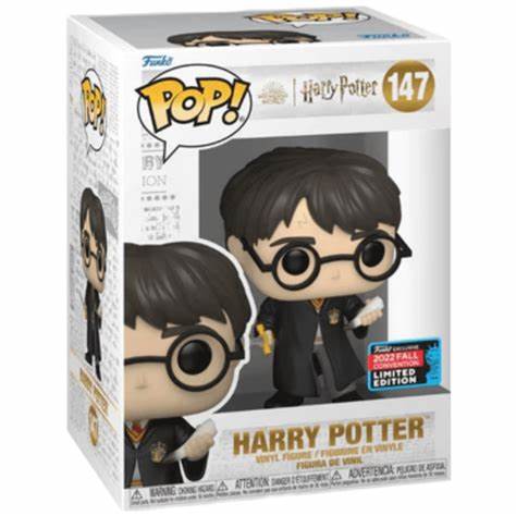 Funko POP! Harry Potter 147 - Harry Potter 2022 Fall Convention Exclusive + PROTECTOR!