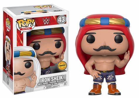 Funko POP! WWE - Iron Sheik LIMITED CHASE #43 + PROTECTOR!