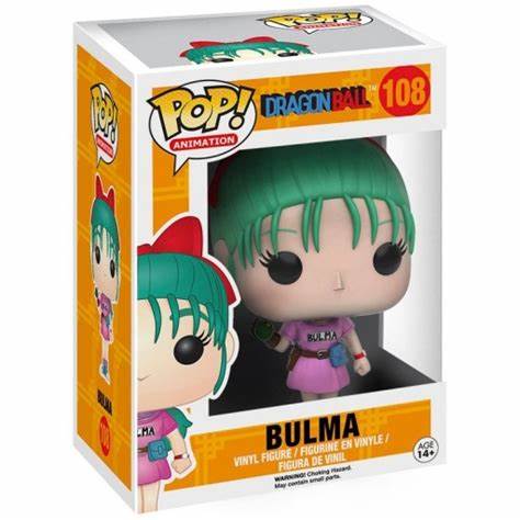 Funko POP! Animation: Dragonball #108 Bulma + PROTECTOR!