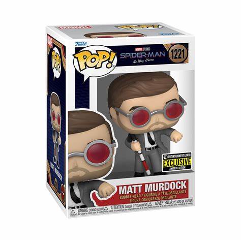Funko Pop! Marvel - Spider Man No Way Home #1221 - Matt Murdock EE Exclusive + PROTECTOR!