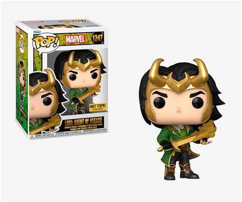 Funko POP! Marvel #1247 - Loki: Agent Of Asgard Hot Topic Exclusive + PROTECTOR!
