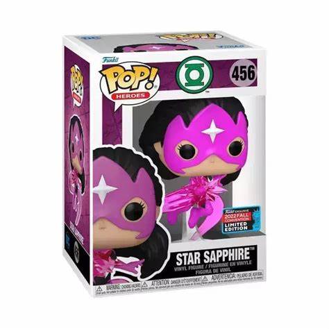 Funko POP! Heroes: Star Sapphire #456 Funko 2022 Fall Convention Exclusive + PROTECTOR!