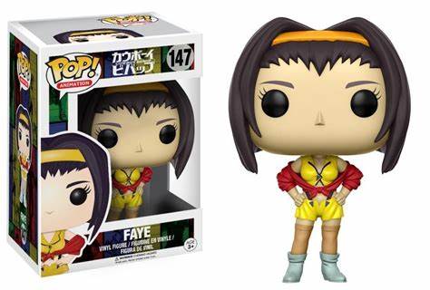 Funko POP! Animation: Cowboy Bebop #147 - Faye (VAULTED) + PROTECTOR!