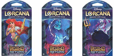 Disney Lorcana TCG: Ursula's Return - Booster Pack Sleeved (You are purchasing 1 booster Pack)