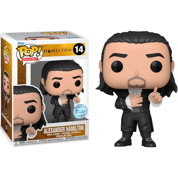 POP BROADWAY HAMILTON ALEXANDER (FINALE) 14 Funko Special Edition Figure + Free Protector