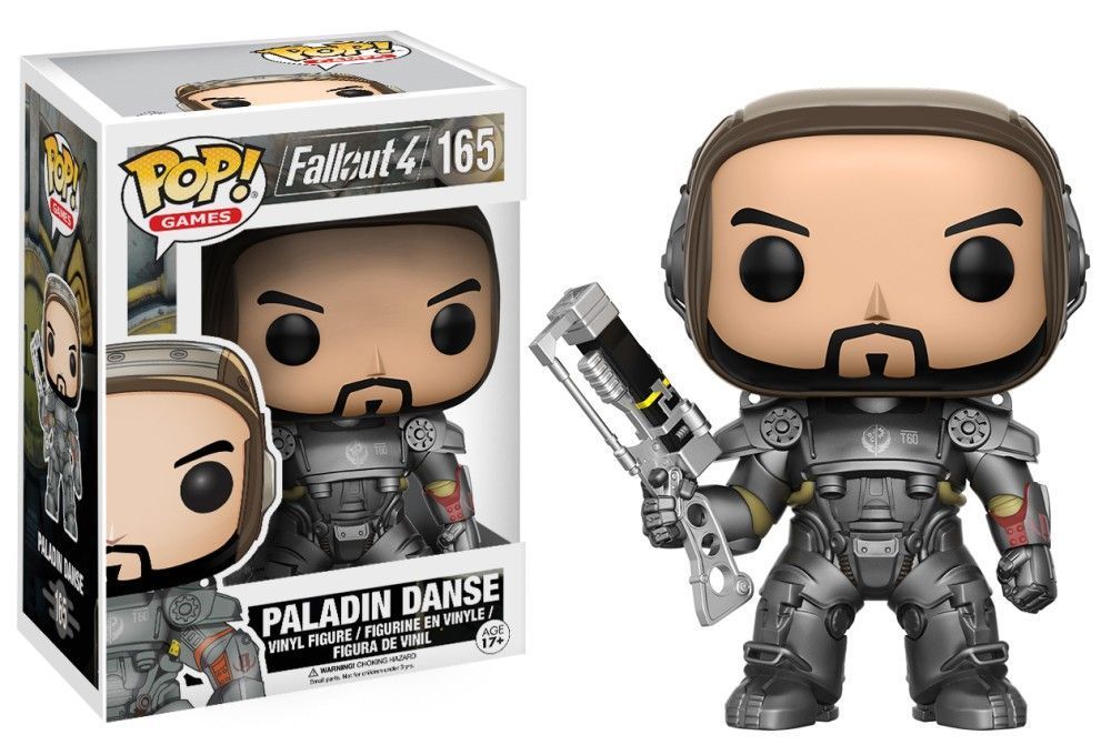 Funko POP! Games: Fallout 4 - Paladin Danse #165 + PROTECTOR! (small crease)