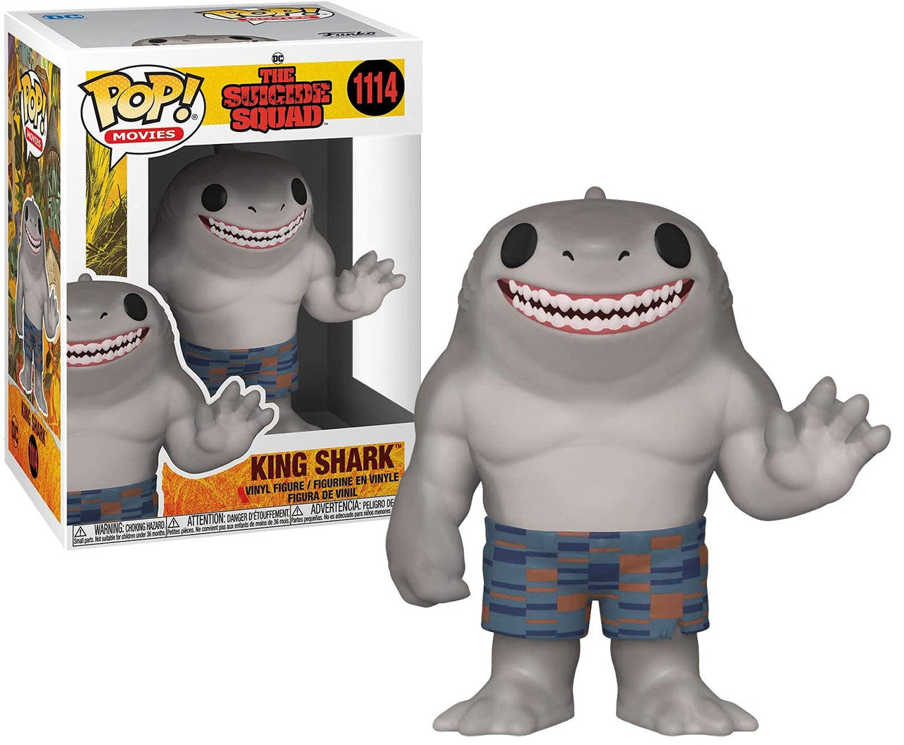 Funko POP! Movies: The Suicide Squad #1114 - King Shark + Protector