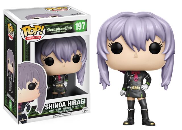 Funko POP! Seraph of the End Vampire Reign 197 - Shinoa Hiragi + PROTECTOR
