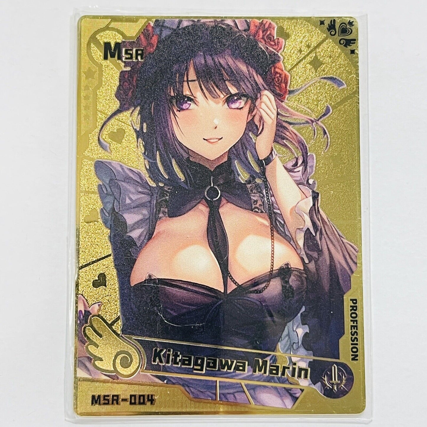 Ecchi GOLD Metal Card MSR KM 004