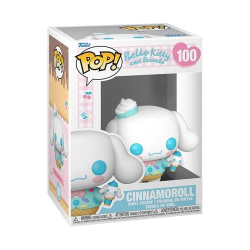 Sanrio Hello Kitty and Friends Cinnamoroll (Ice Cream) Funko Pop! Vinyl Figure #100 + PoP Protector